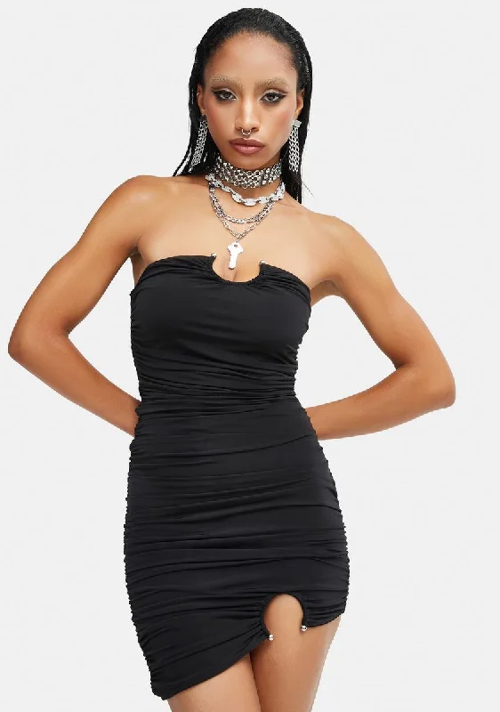 So Irresistible Strapless Mini Dress