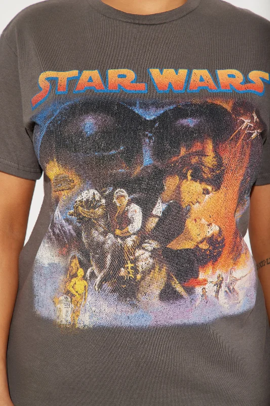 Star Wars Washed Graphic Tee - Black Wash