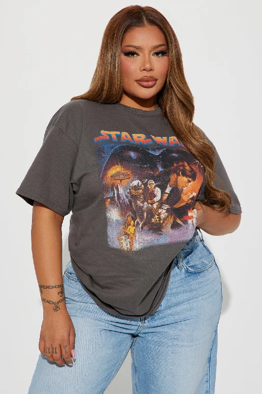 Star Wars Washed Graphic Tee - Black Wash