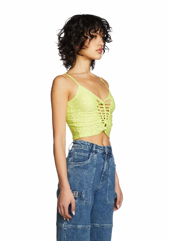 Summertime Soulmate Tank Top - Citron