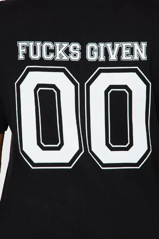 Team Zero Fucks Tshirt - Black