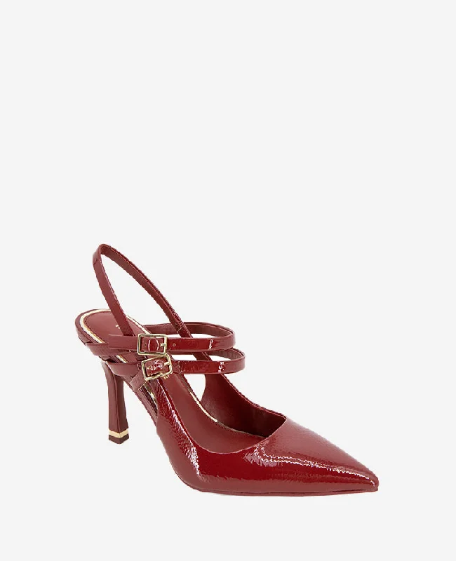 Raquel Patent Leather Slingback Heel