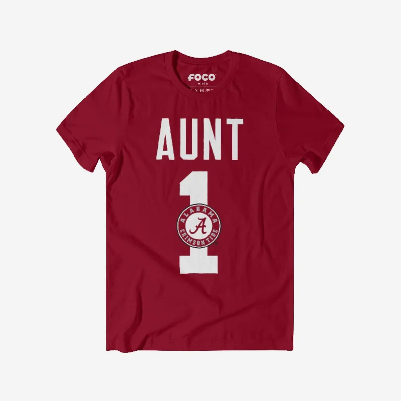 Alabama Crimson Tide Number 1 Aunt T-Shirt