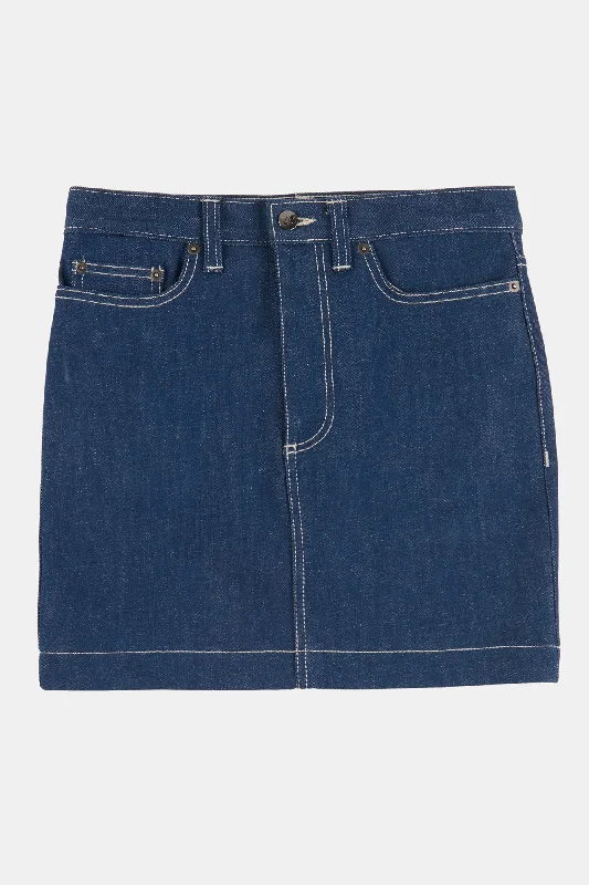 Women's Charlie Denim Mini Skirt - Blue