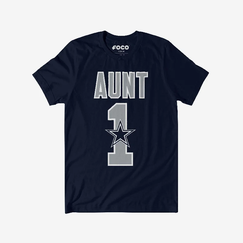 Dallas Cowboys Number 1 Aunt T-Shirt