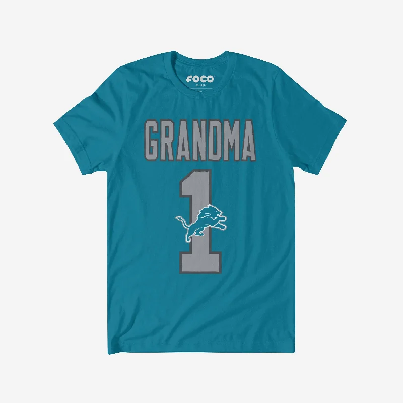 Detroit Lions Number 1 Grandma T-Shirt