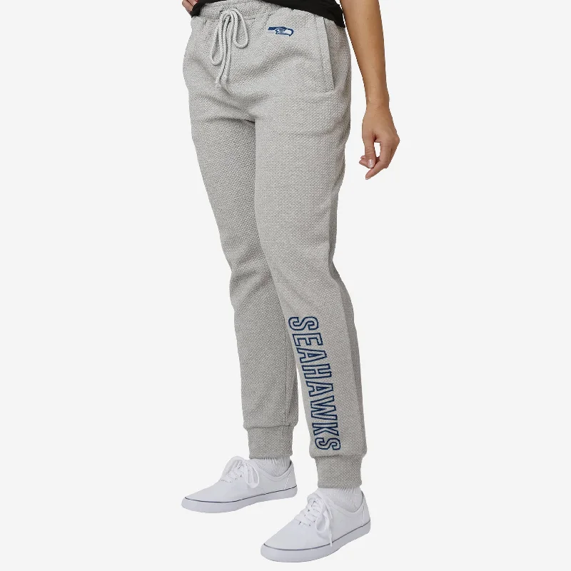 Seattle Seahawks Womens Gray Woven Joggers