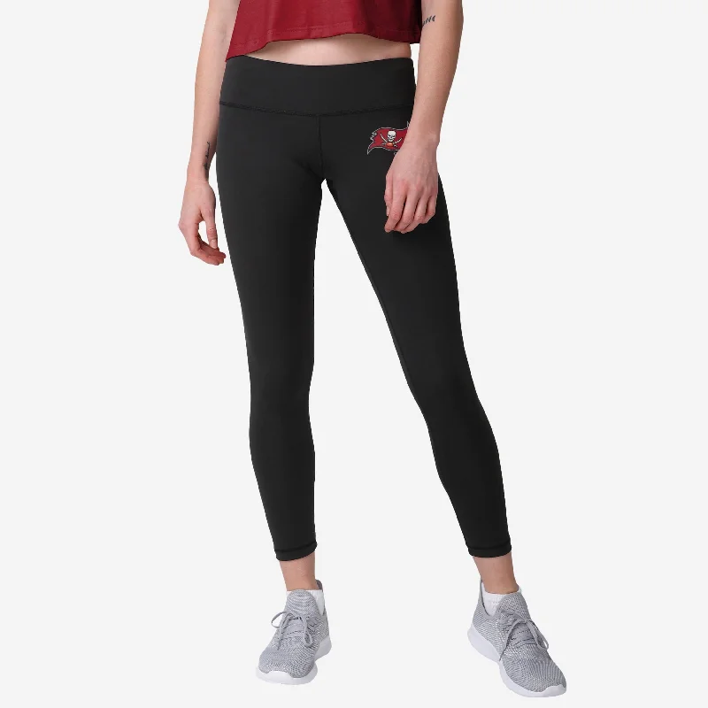 Tampa Bay Buccaneers Womens Calf Logo Black Legging