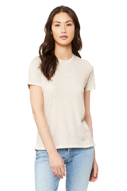 Bella + Canvas Womens Short Sleeve Crewneck T-Shirt - Oatmeal