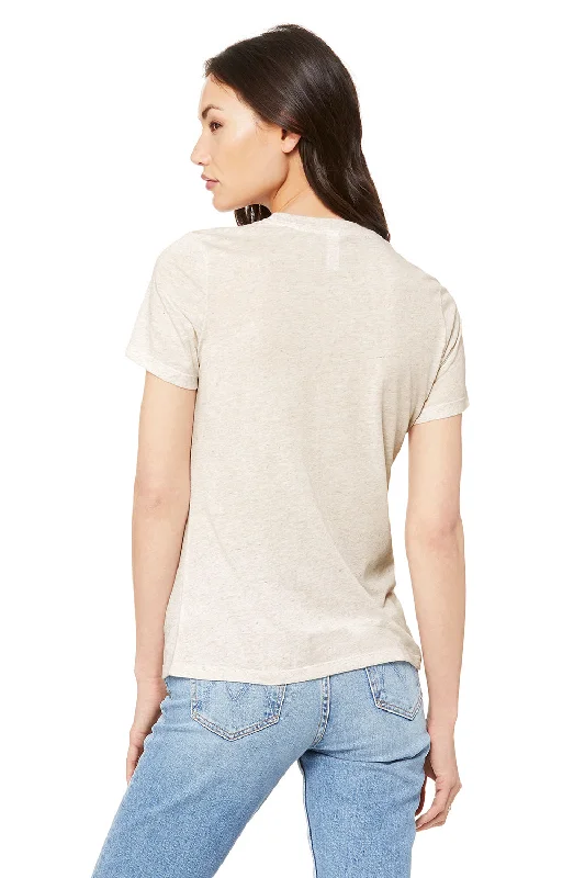 Bella + Canvas Womens Short Sleeve Crewneck T-Shirt - Oatmeal