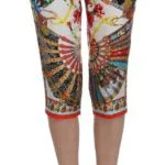 Dolce & Gabbana Silk Majolica Capris