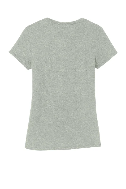 District Womens Perfect Tri Short Sleeve Crewneck T-Shirt - Heather Grey