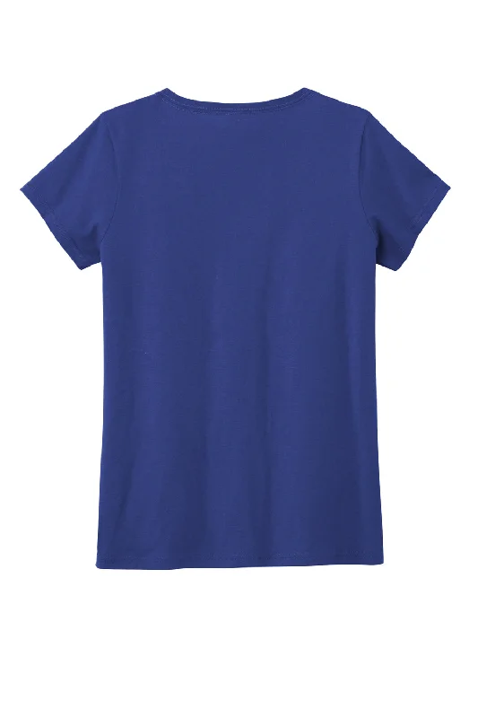 District Womens The Concert Short Sleeve V-Neck T-Shirt - Deep Royal Blue