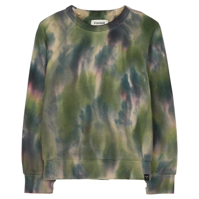 Finger In The Nose Hubert Wood Cream Tie & Dye Sweatshirt