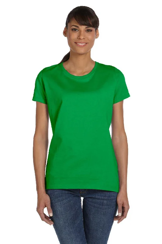 Fruit Of The Loom Womens HD Jersey Short Sleeve Crewneck T-Shirt - Kelly Green