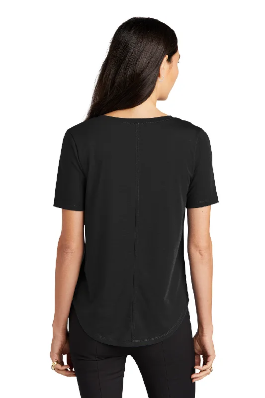 Mercer+Mettle Womens Moisture Wicking Short Sleeve Scoop Neck T-Shirt - Deep Black