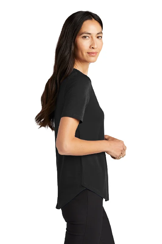 Mercer+Mettle Womens Moisture Wicking Short Sleeve Scoop Neck T-Shirt - Deep Black