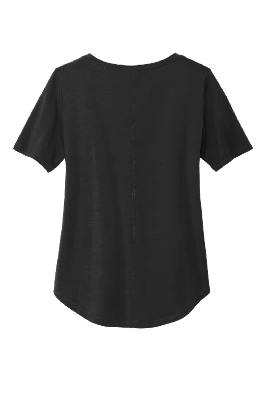 Mercer+Mettle Womens Moisture Wicking Short Sleeve Scoop Neck T-Shirt - Deep Black