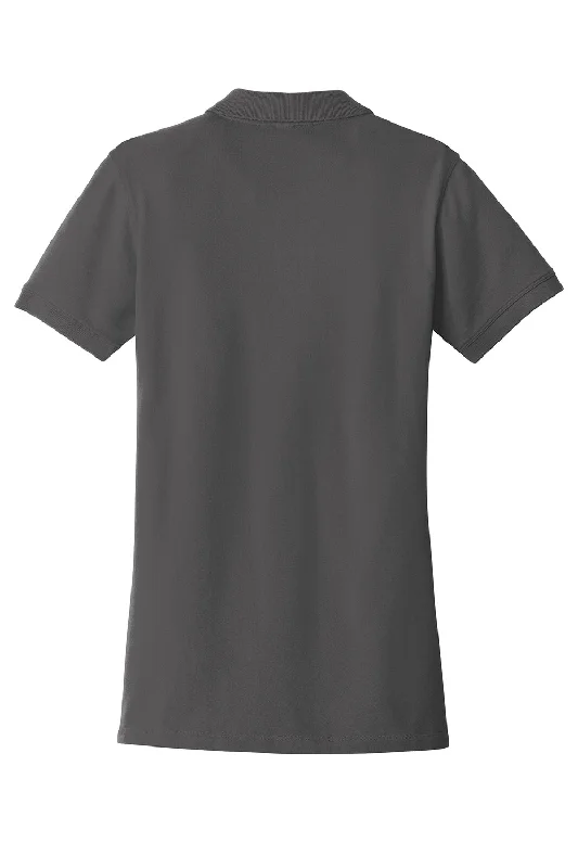 Port Authority Womens Wrinkle Resistant Short Sleeve Polo Shirt - Sterling Grey