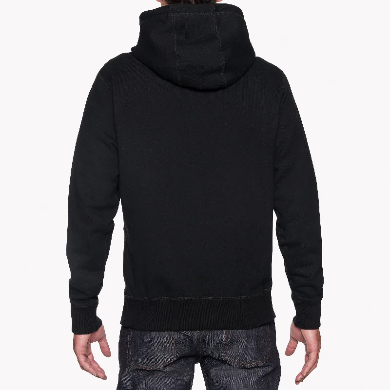 Pullover Hoodie - Heavyweight Terry - Black