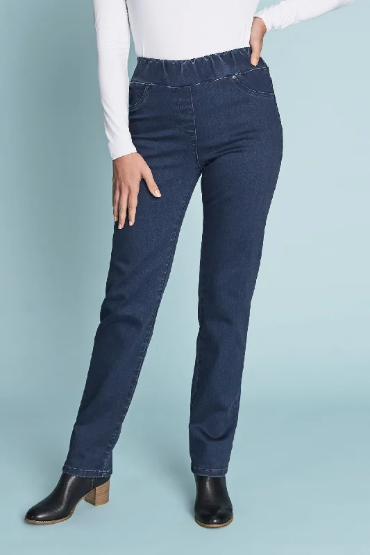 Bengajean® Straight Cashmere Feel - Dark Blue Wash