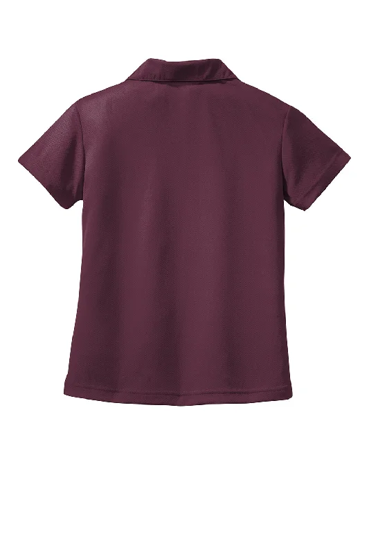 Sport-Tek Womens Dri-Mesh Moisture Wicking Short Sleeve Polo Shirt - Maroon