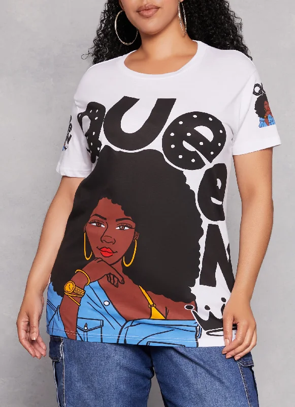 Plus Size Queen Graphic T Shirt