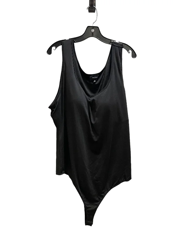 Bodysuit By Clothes Mentor In Black, Size: 3x