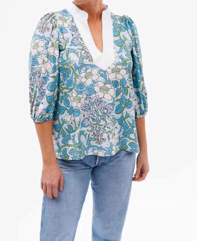 Eliza Top In French Lily