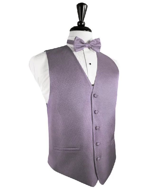 Heather Herringbone Tuxedo Vest