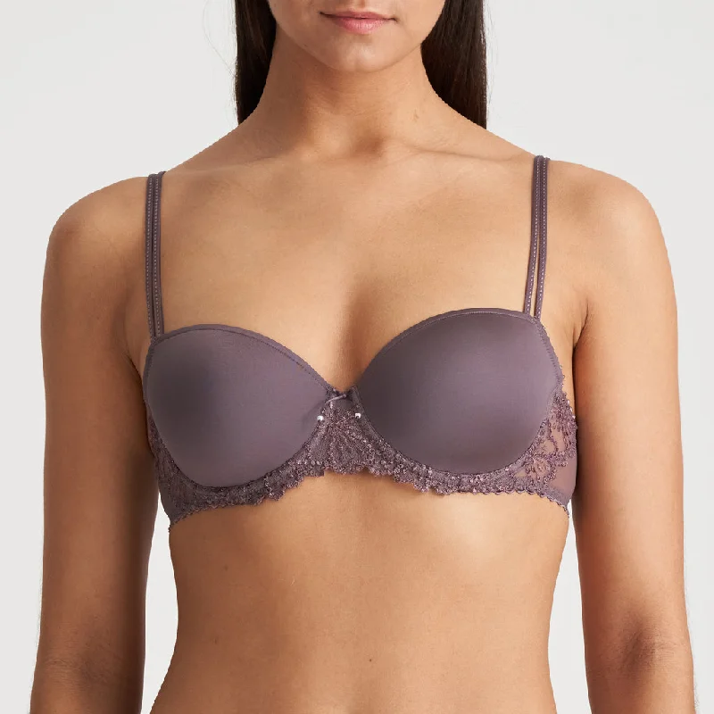 JANE Padded Balcony Bra in Candle Night