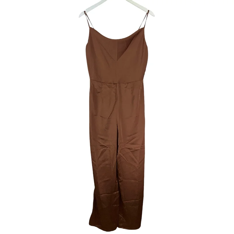 Jumpsuit By Clothes Mentor In Brown, Size: M