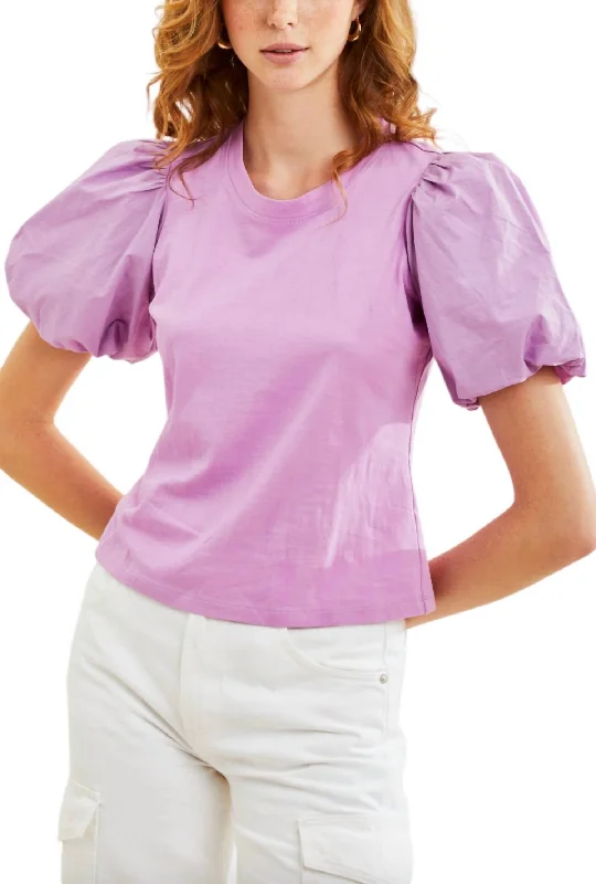 Lali Tee Top In Violet