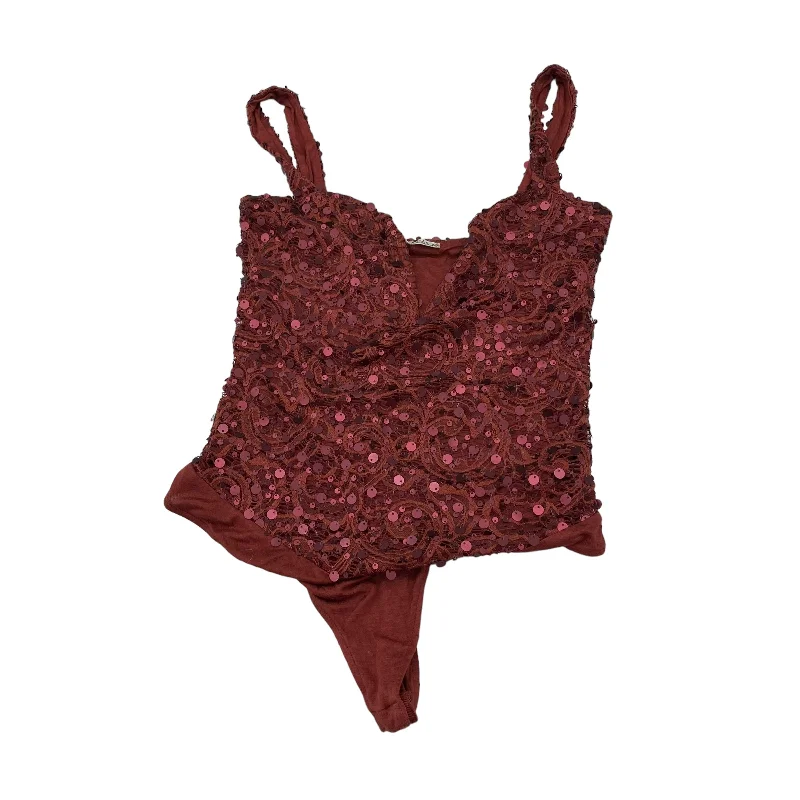 RED BODYSUIT by FREE PEOPLE Size:S