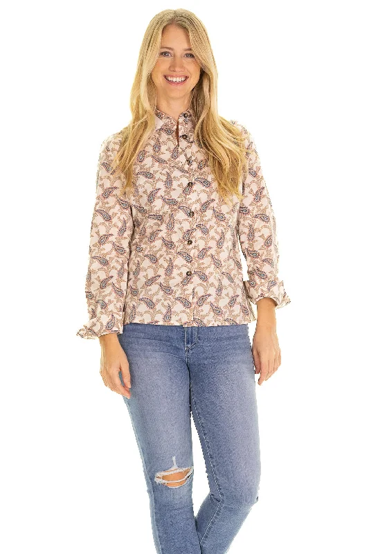 Sheridan Top In Fall Paisley