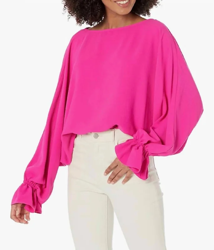 Soho Top In Trina Pink